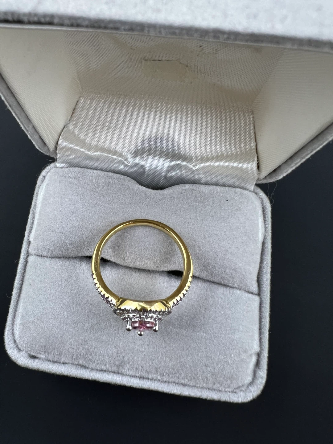 Gorgeous Pink Teardrop Statement Ring - photo 2