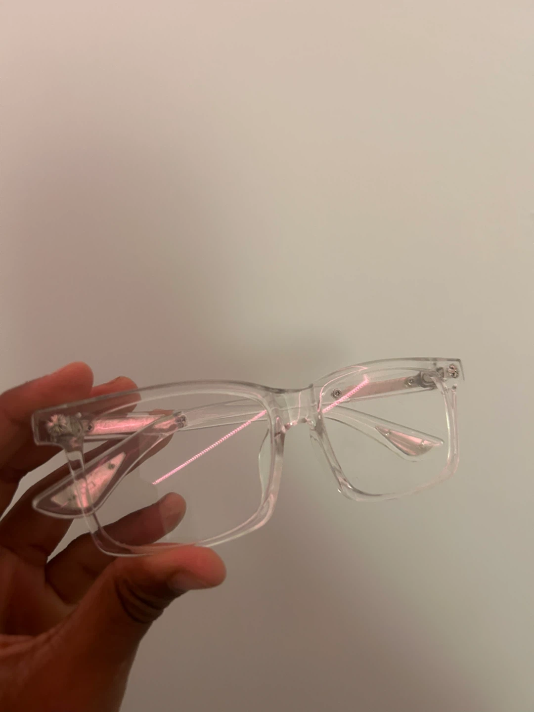 Chrome heart glasses