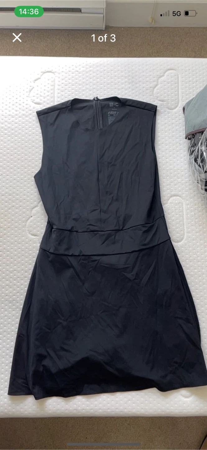 UNIQLO AIRism Black Sleeveless Dress Size S