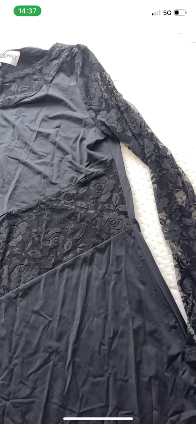 Princess Polly Black Lace Mini Dress - photo 4
