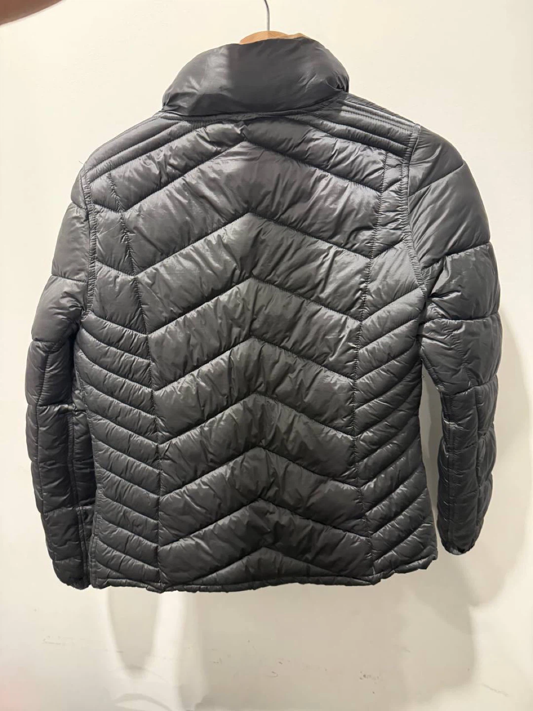 Women's Reversible Puffer Jacket - Black/Tan - photo 2