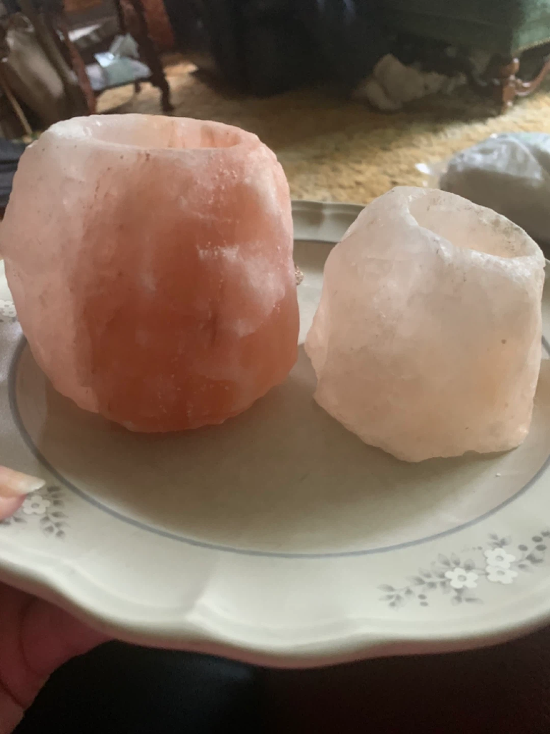 Himalayan Salt Tealight Holders Set of 2