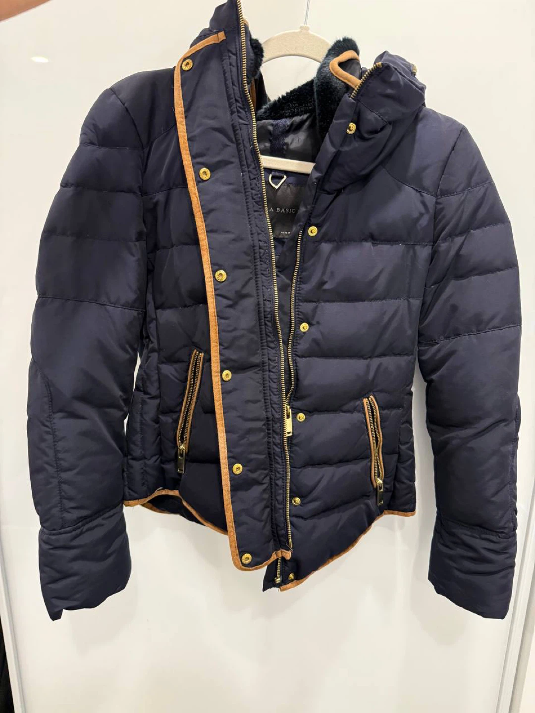 Zara Basic Quilted Puffer Jacket - Small