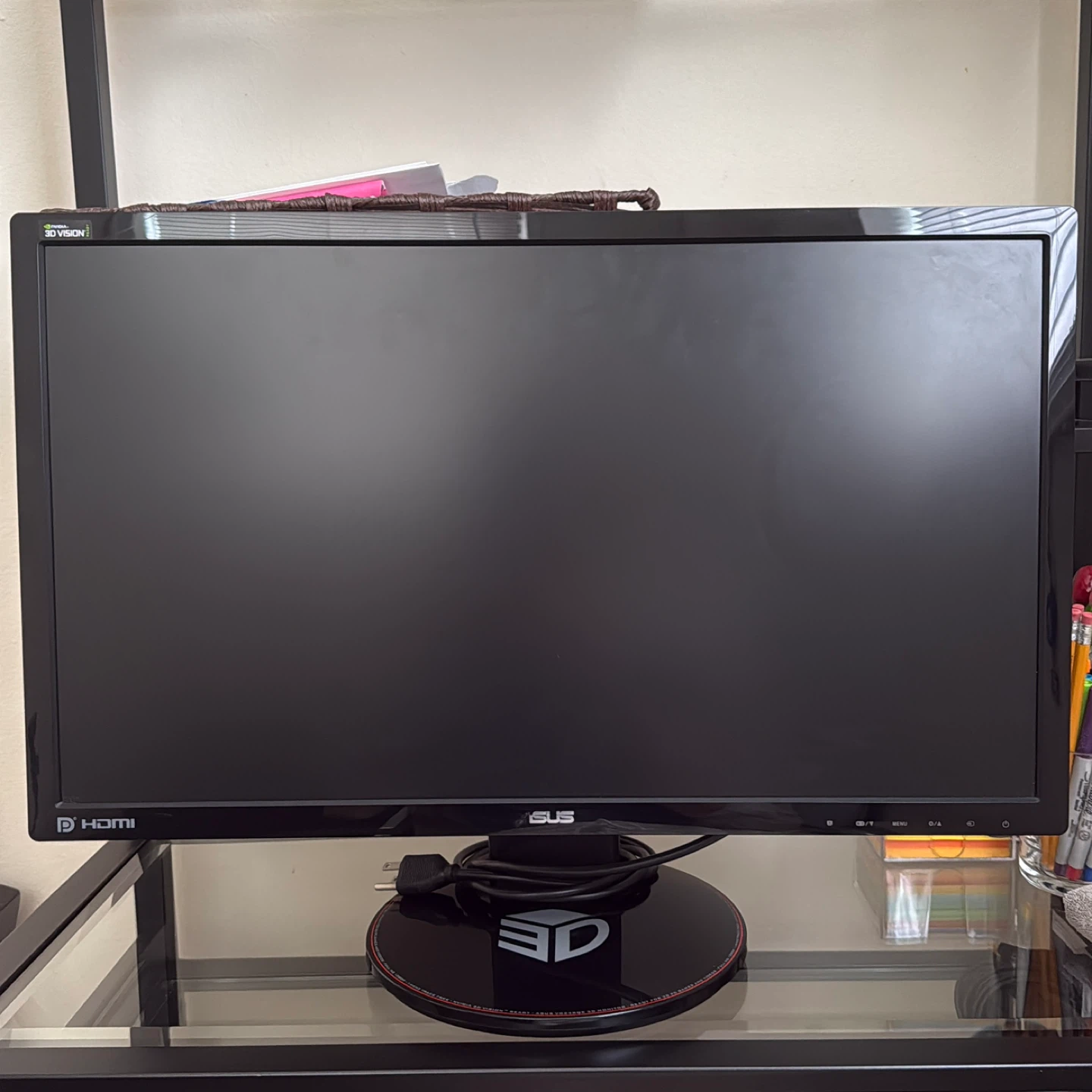 ASUS VG248QE 24" 144Hz 3D Vision Ready Gaming Monitor