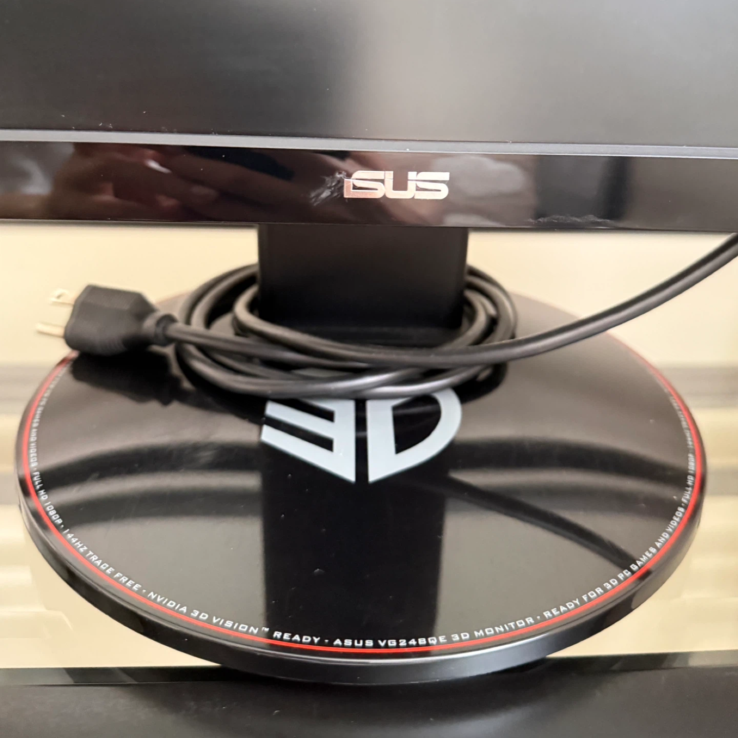 ASUS VG248QE 24" 144Hz 3D Vision Ready Gaming Monitor - photo 3