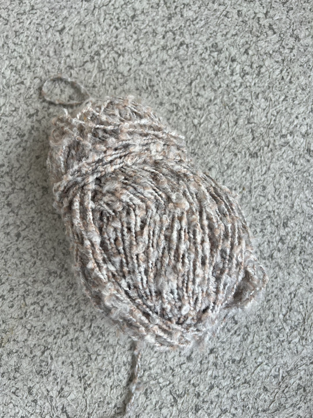 Fuzzy yarn ball