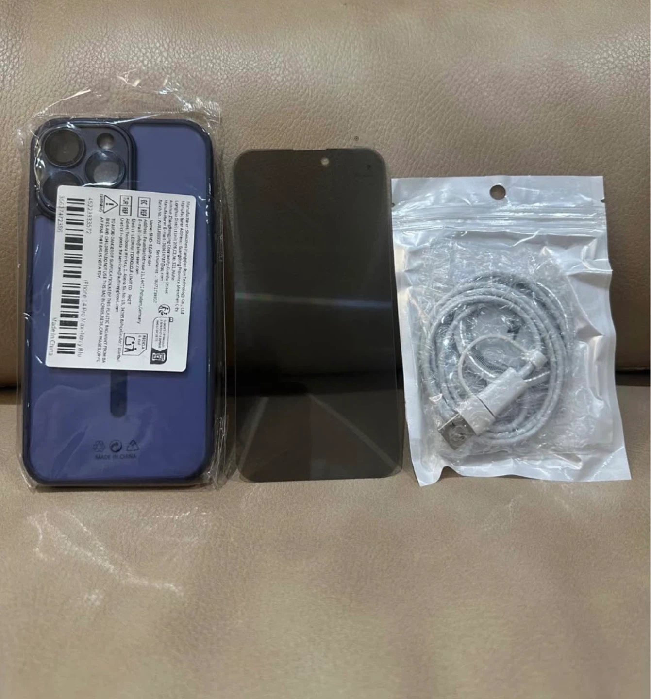 New Cover & Charger for Iphone 14 Pro Max