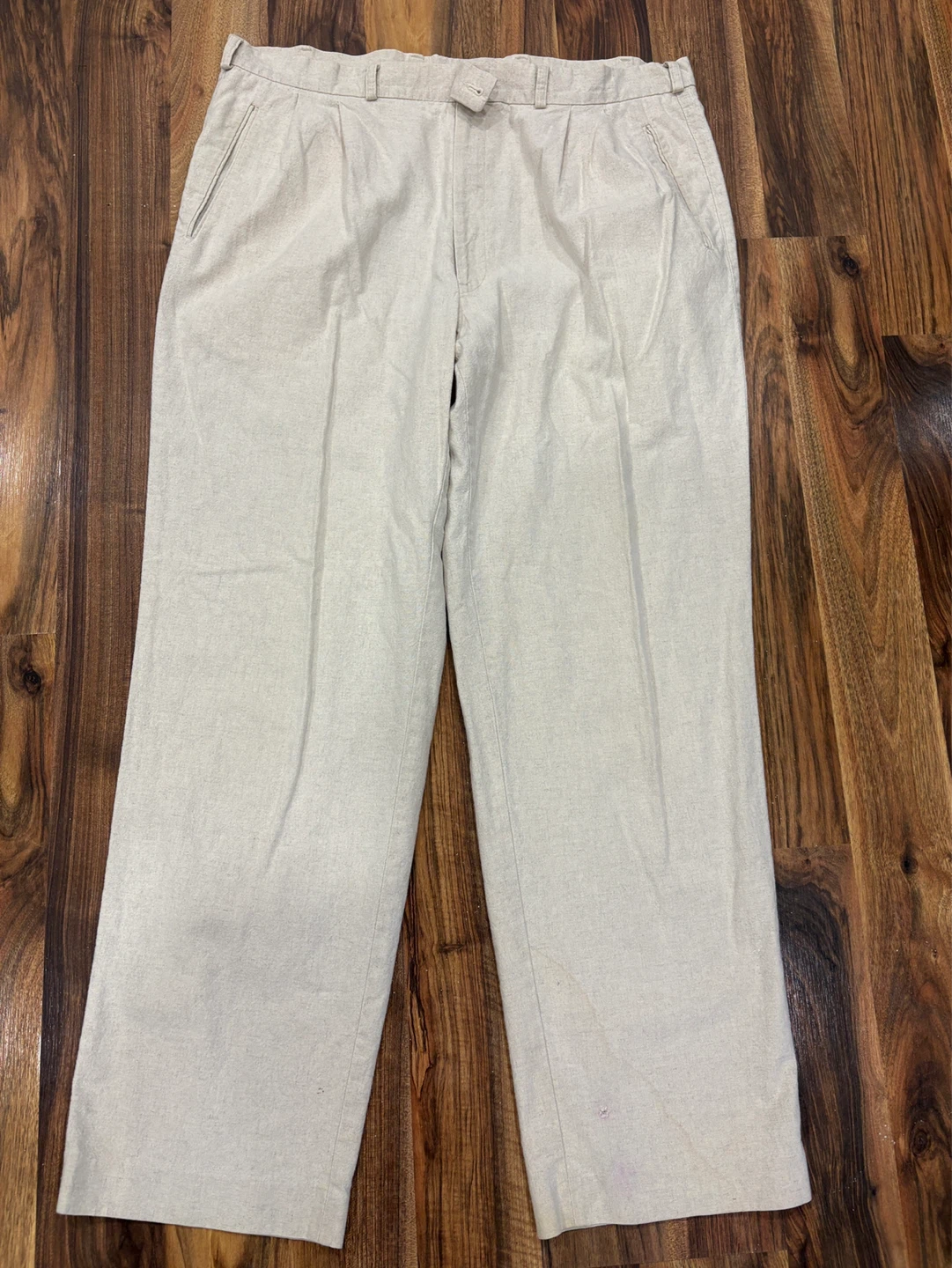 Marks & Spencer Beige Linen Blend Pants