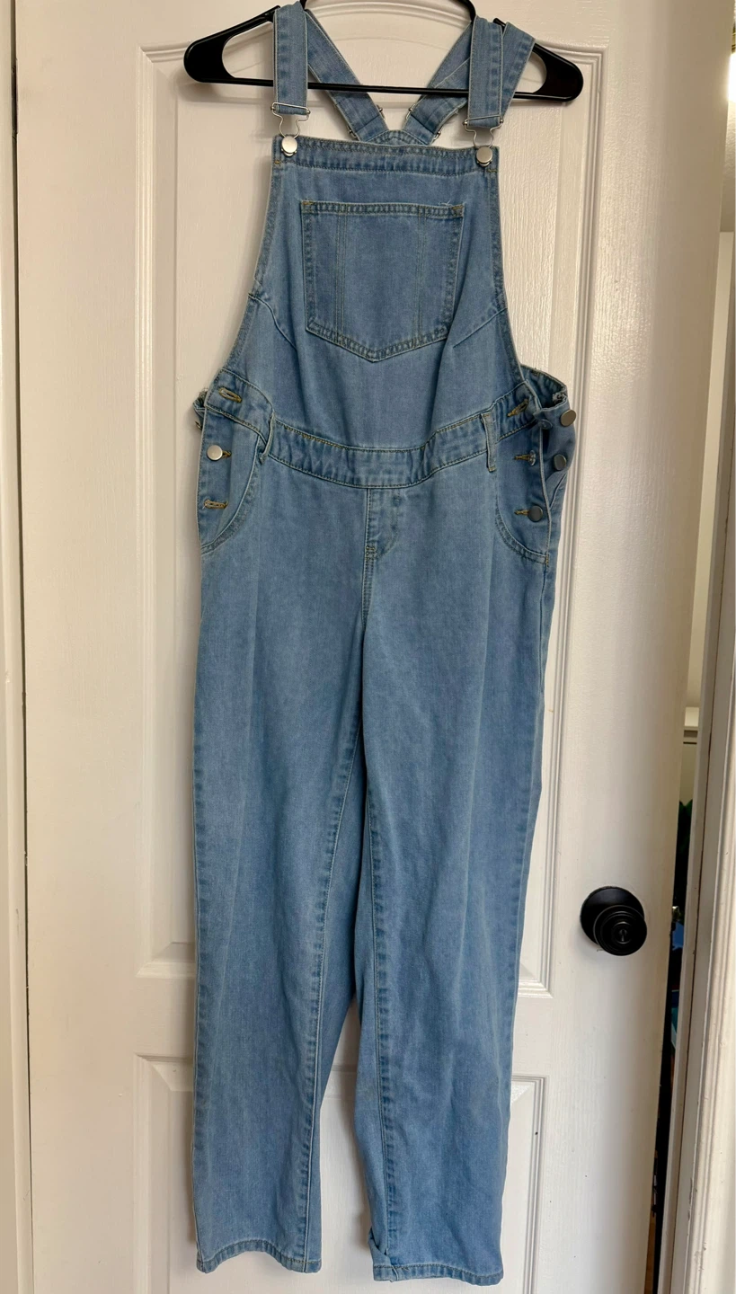 Light Wash Denim Overalls
