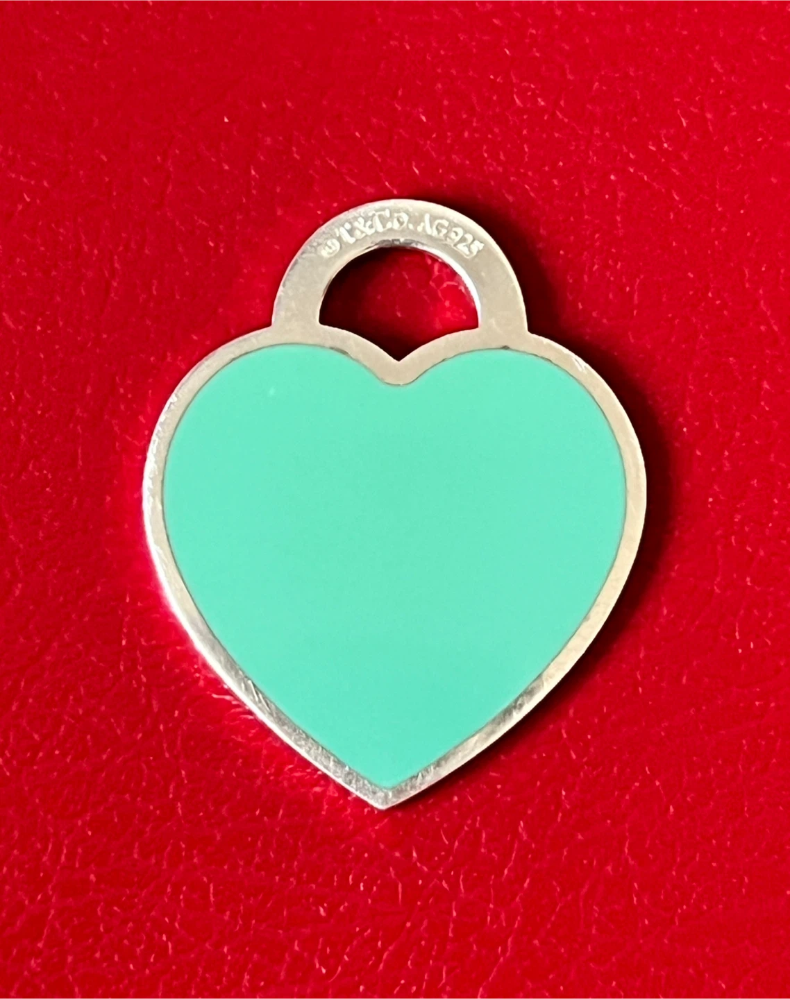 Tiffany & Co. Heart Tag Charm Sterling Silver 925 - photo 2