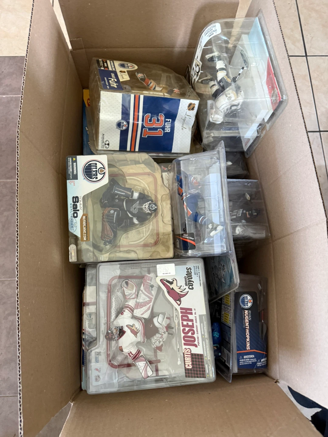 Collection of NHL Legends Action Figures