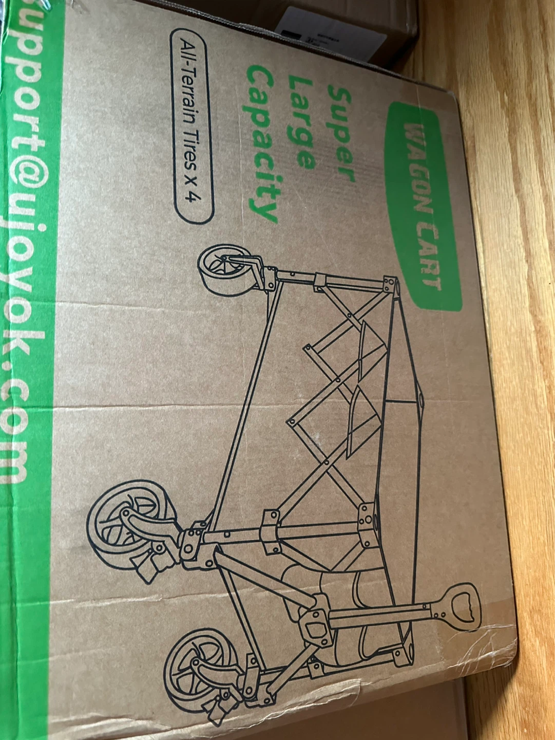 🔥Heavy-Duty Collapsible Wagon Cart (200L cap, 550 lbs Load) - photo 2