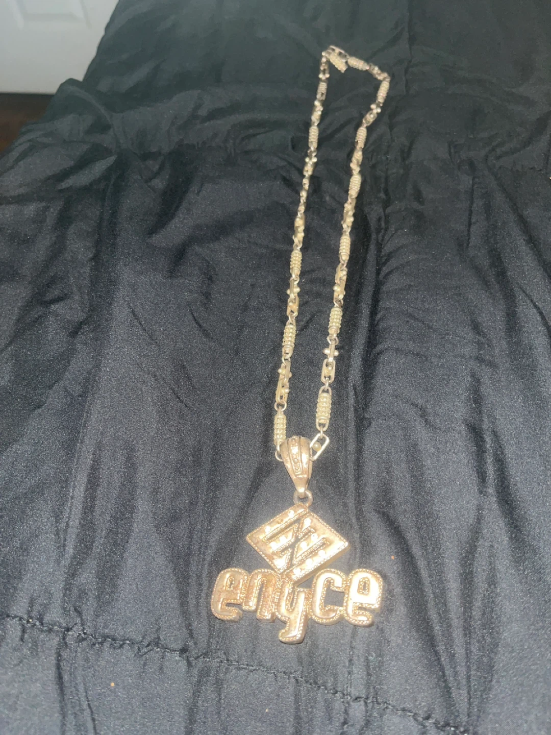 Gold Tone "INY ENYCE" Pendant Necklace