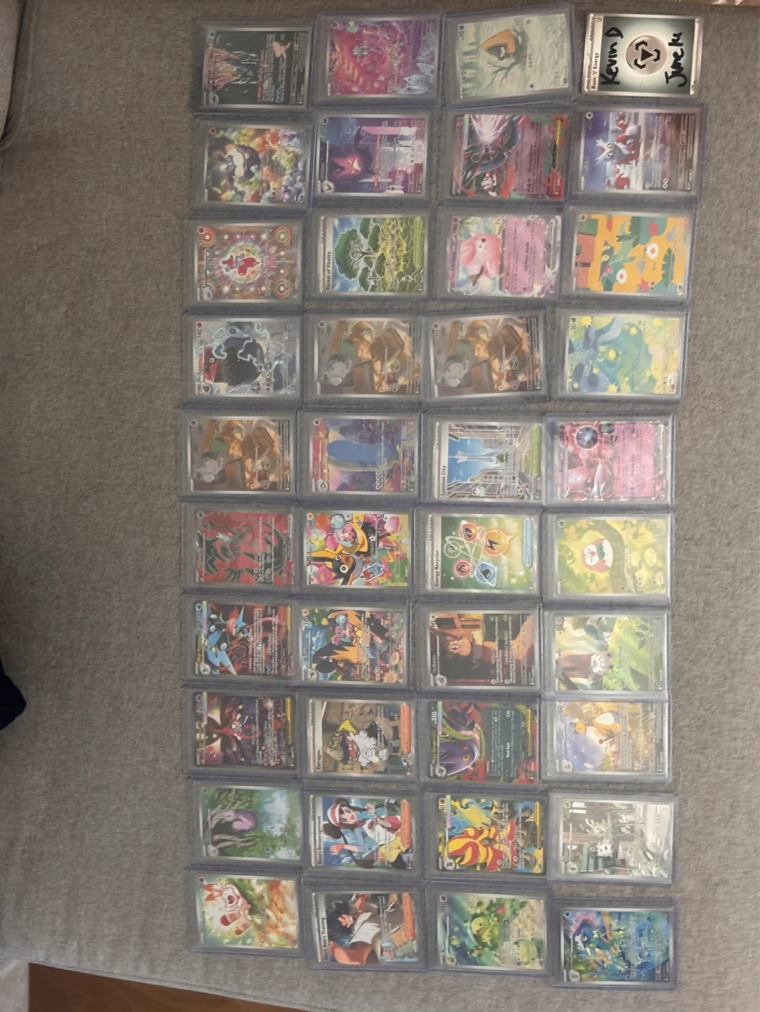Collection of Pokémon Trading Cards
