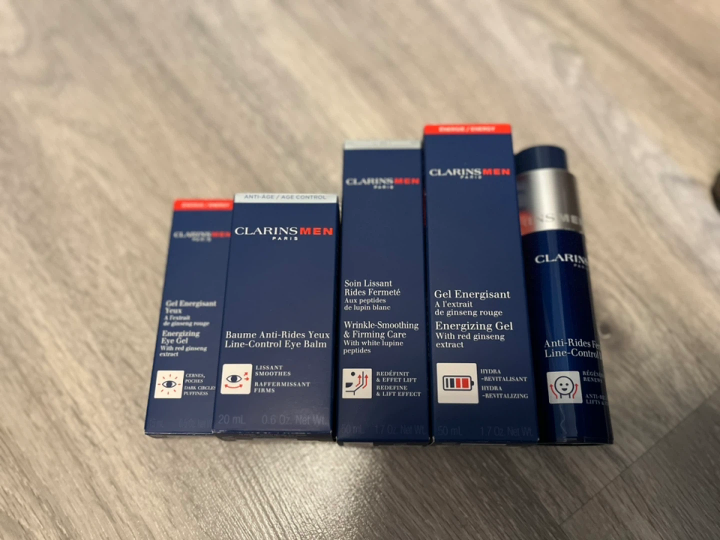 Clarins Men Energizing Eye Gel & Anti-Wrinkle Balm Set