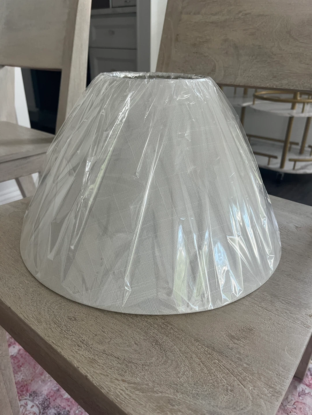 New - white lamp shade (medium size)