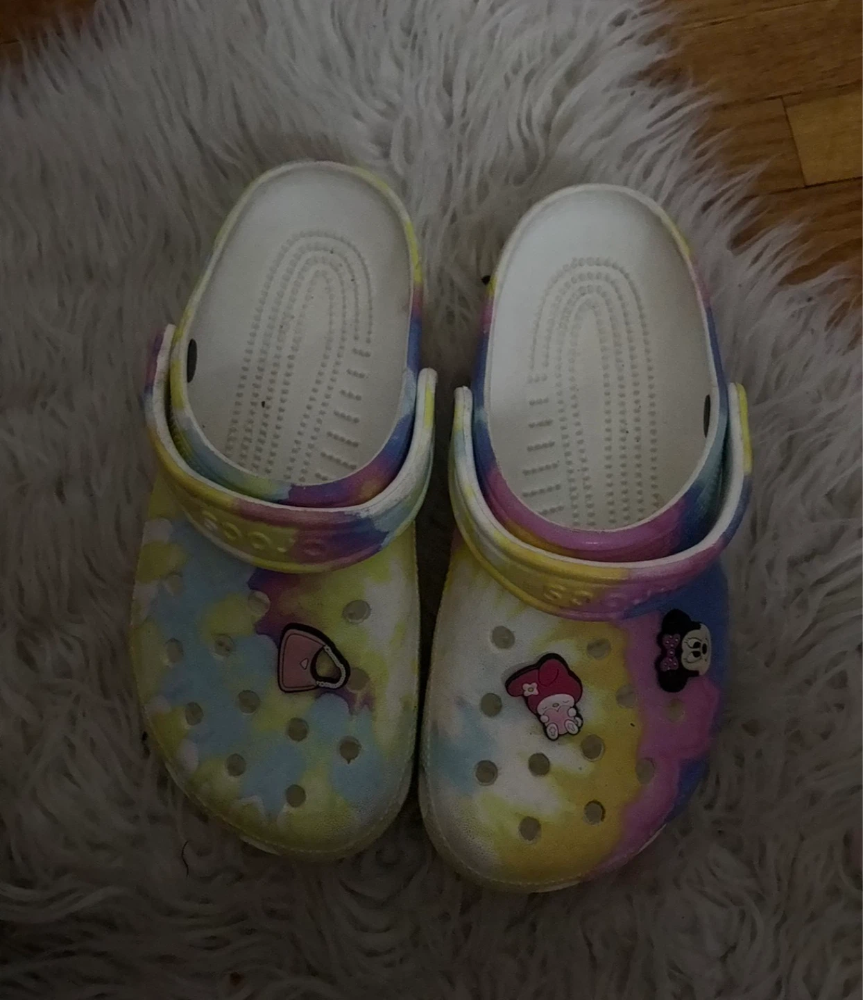 Crocs Tie-Dye Clogs with Charms