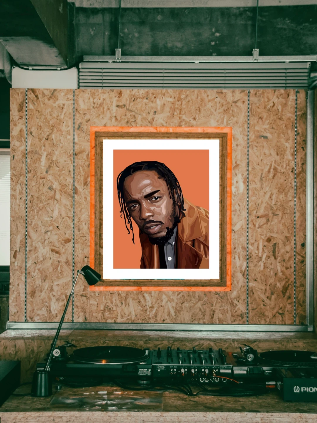 Kendrick Lamar Portrait Print