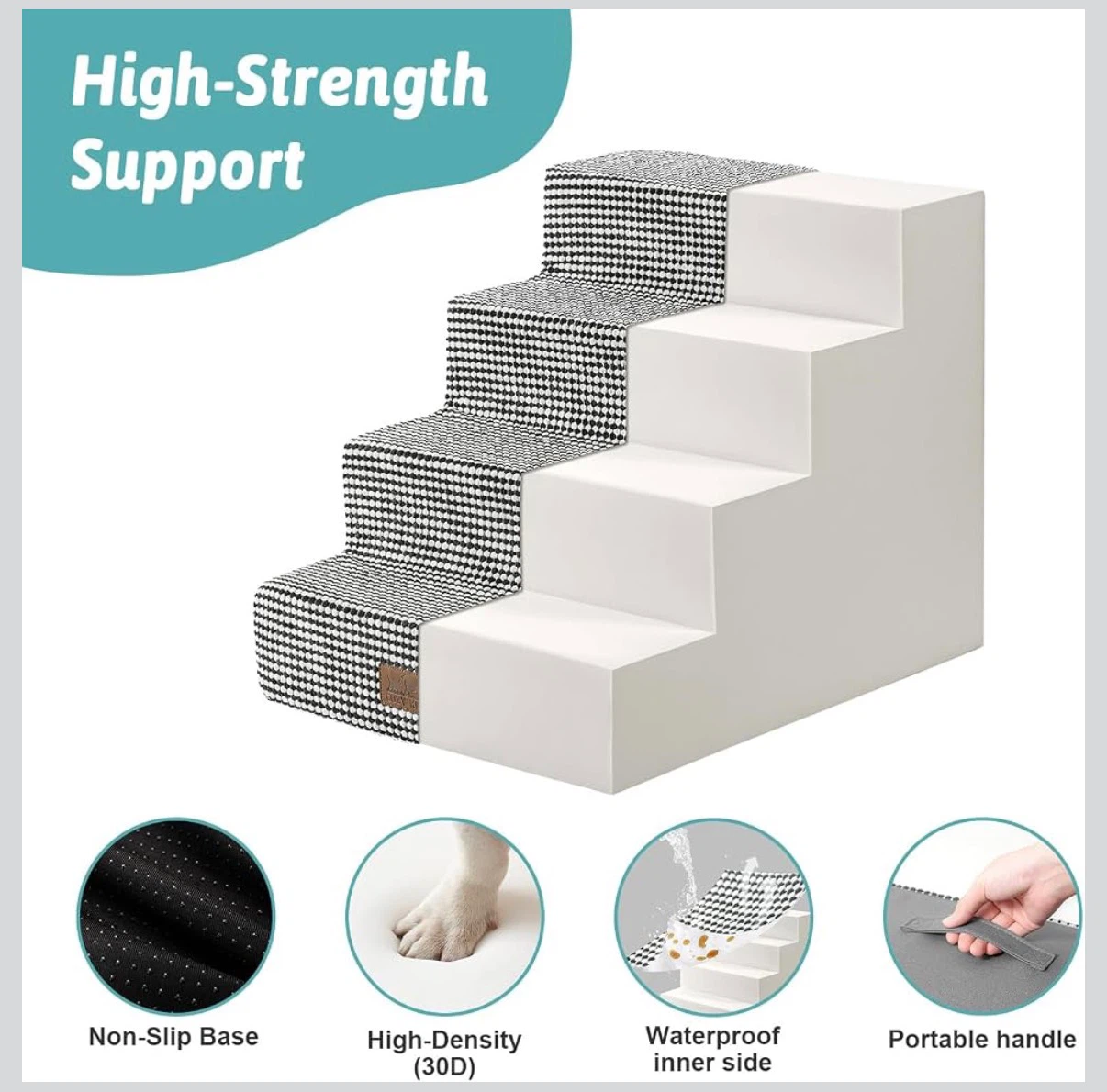 4-Step Pet Stairs for Dogs and Cats - photo 3