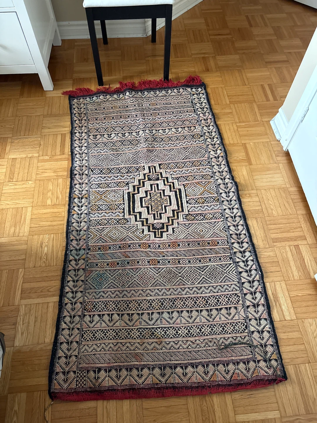 🇲🇦Vintage Handwoven Moroccan Berber Rug