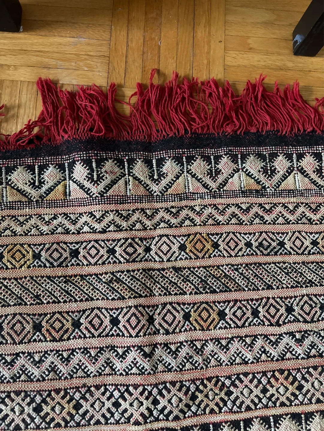 🇲🇦Vintage Handwoven Moroccan Berber Rug - photo 3