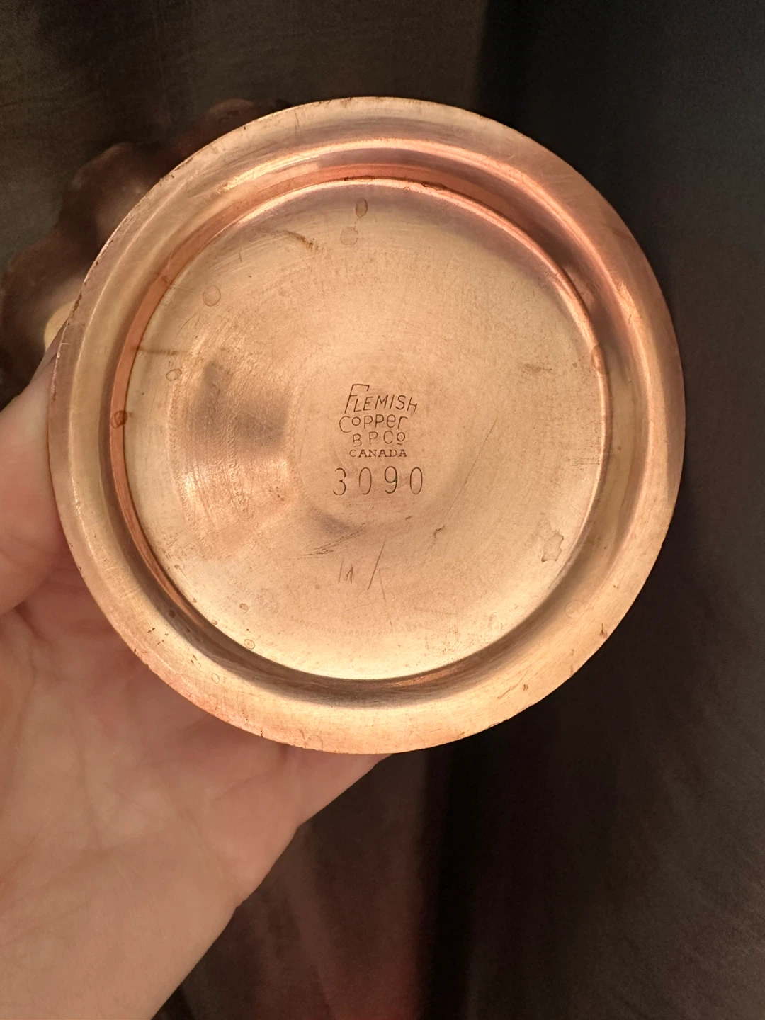 Vintage Copper Pedestal Bow - photo 4