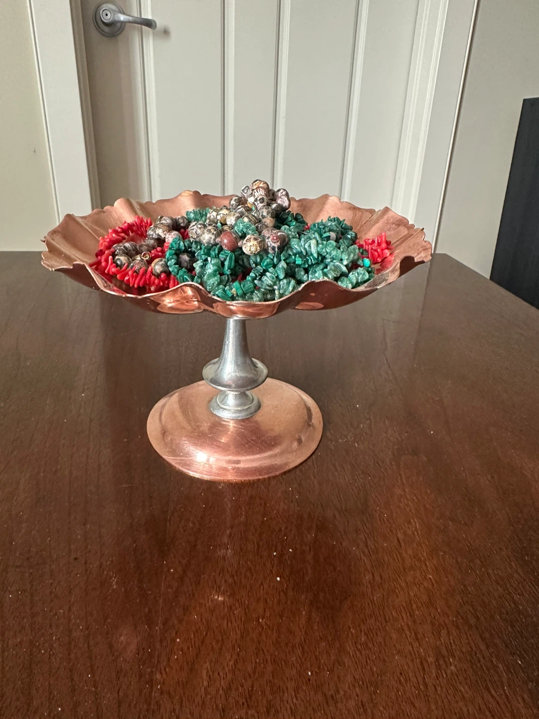 Vintage Copper Pedestal Bow - photo 2
