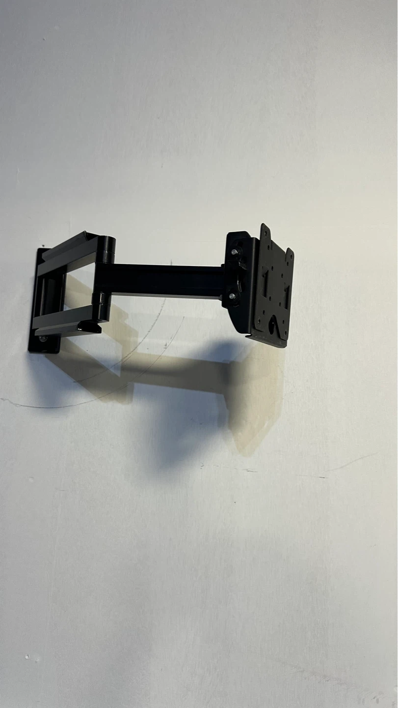 Black Metal Swivel TV Wall Mount - photo 2