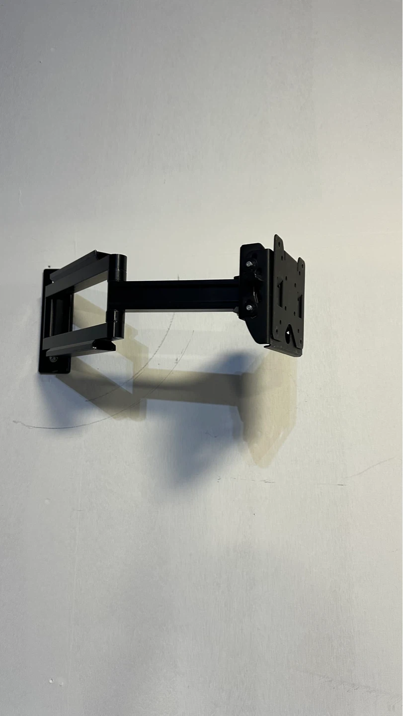 Black Metal Swivel TV Wall Mount - photo 3