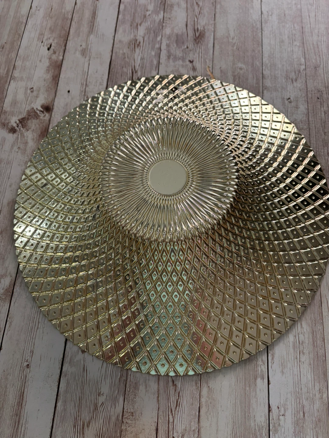 Decorative Red and Gold Serving Bowl - photo 2