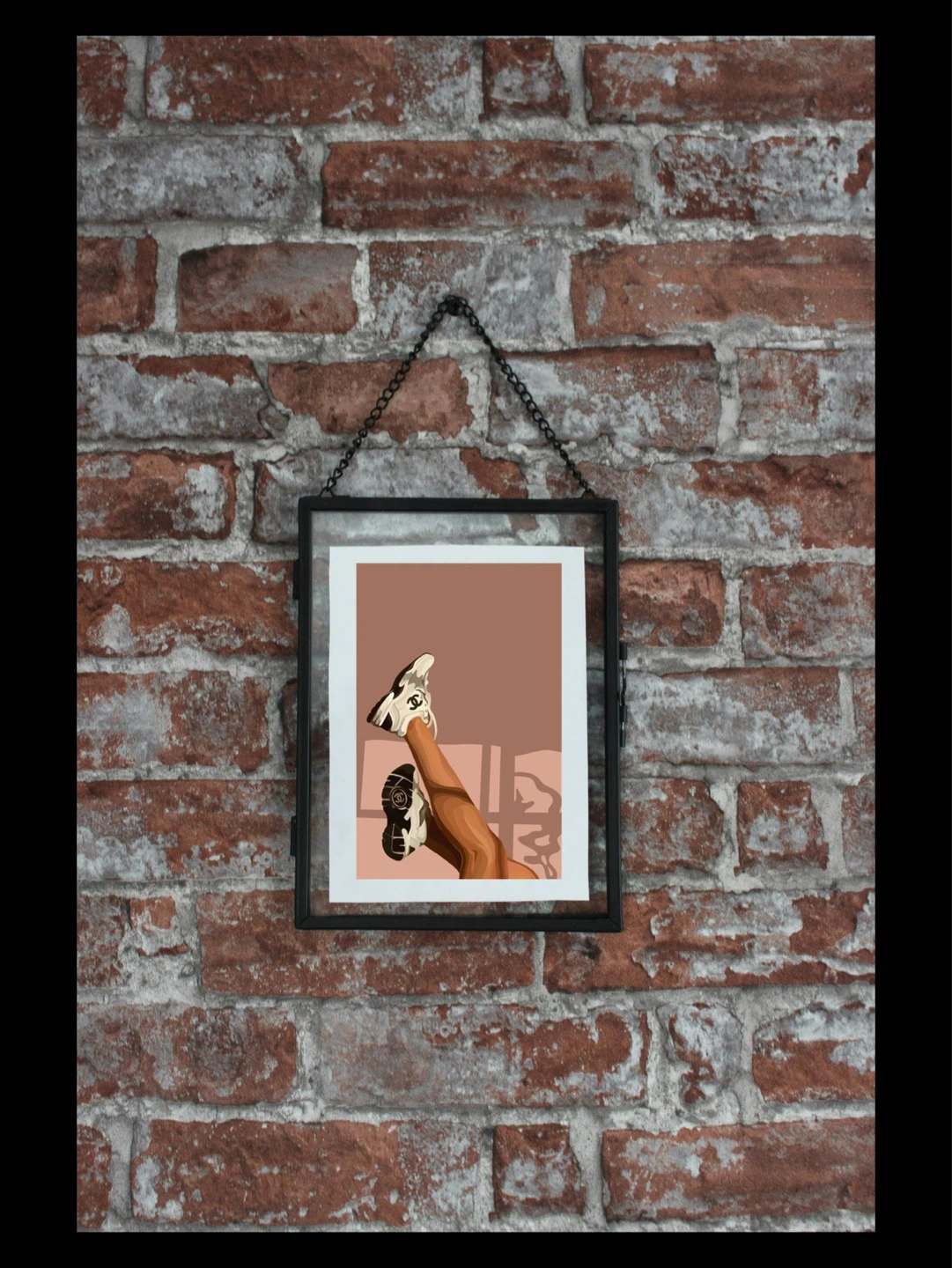 Chanel Sneakers Fashion Print Art