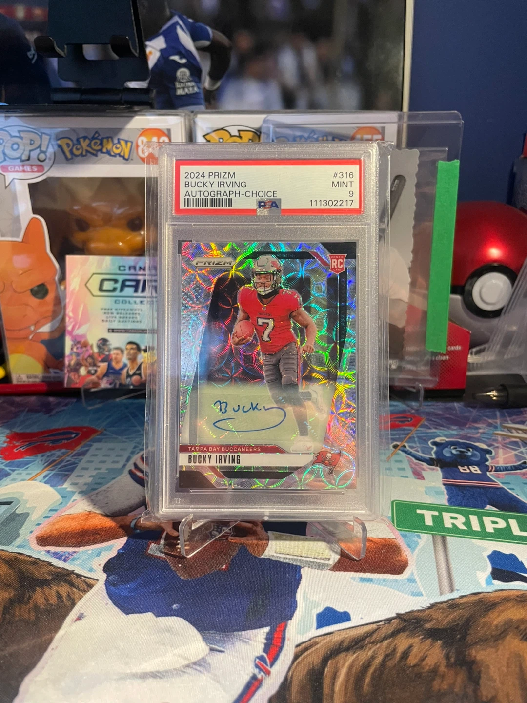 2024 Prizm Bucky Irving Autograph-Choice /100 RC Card
