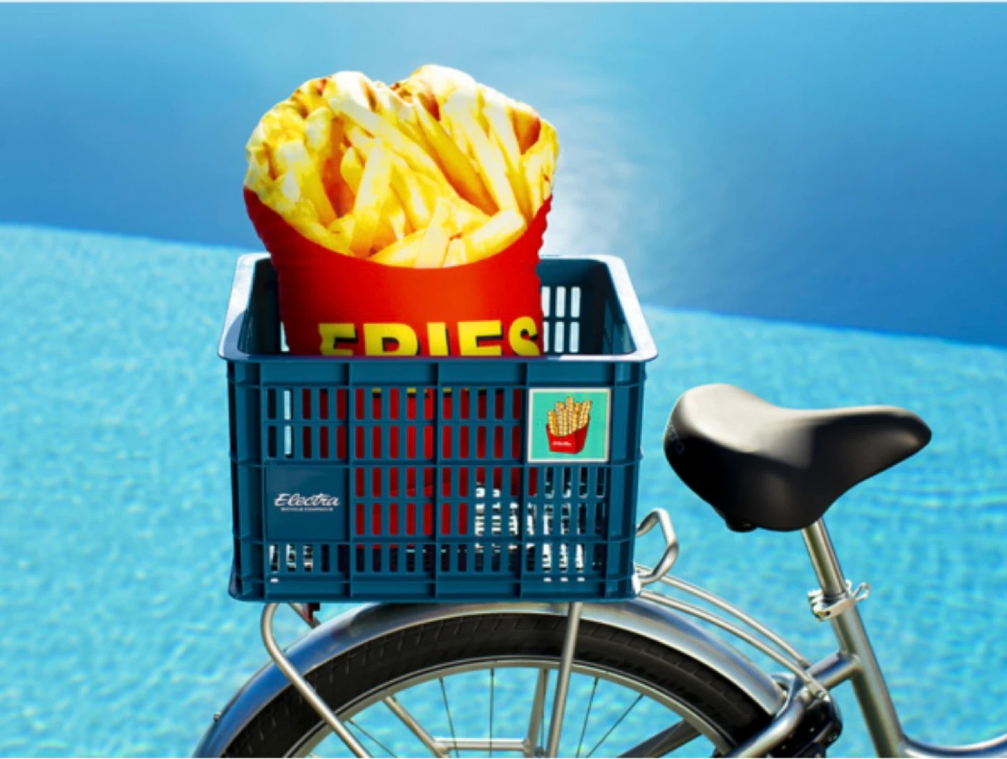 Electra Bicycle Company Blue Crate