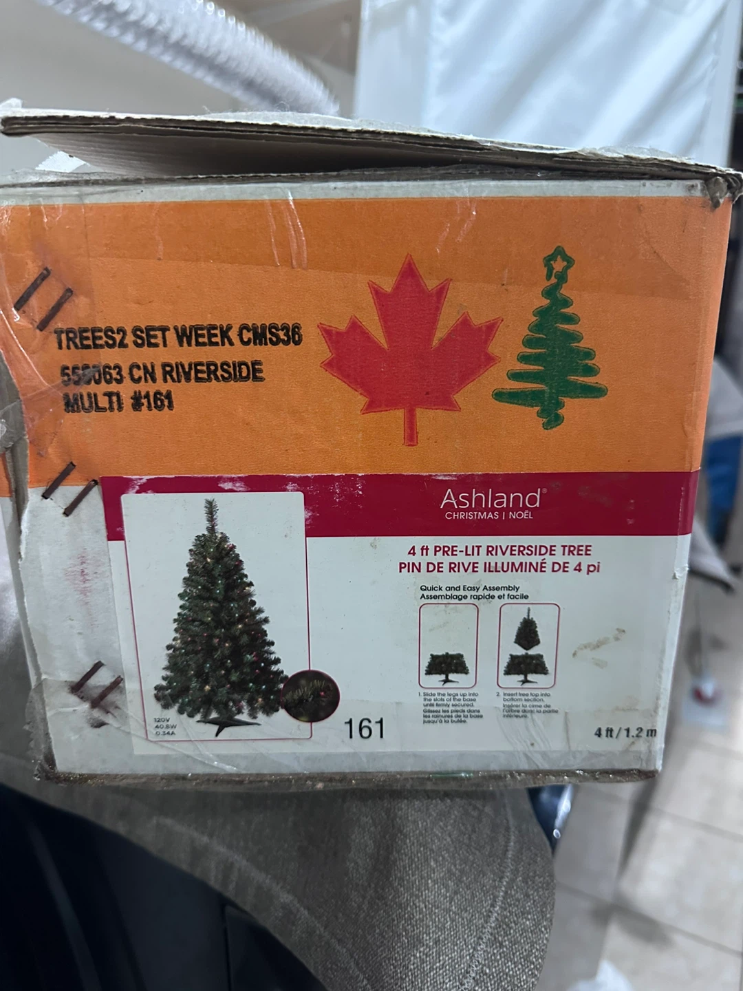Ashland 4 ft Pre-Lit Riverside Tree