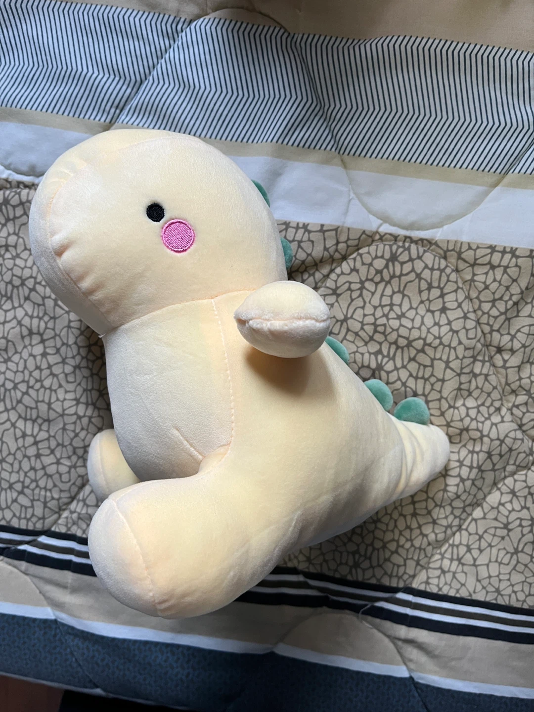 Cute Yellow Dinosaur Plush Toy