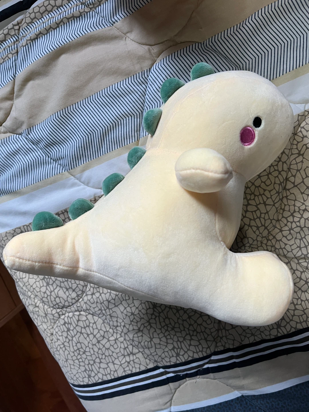 Cute Yellow Dinosaur Plush Toy - photo 2