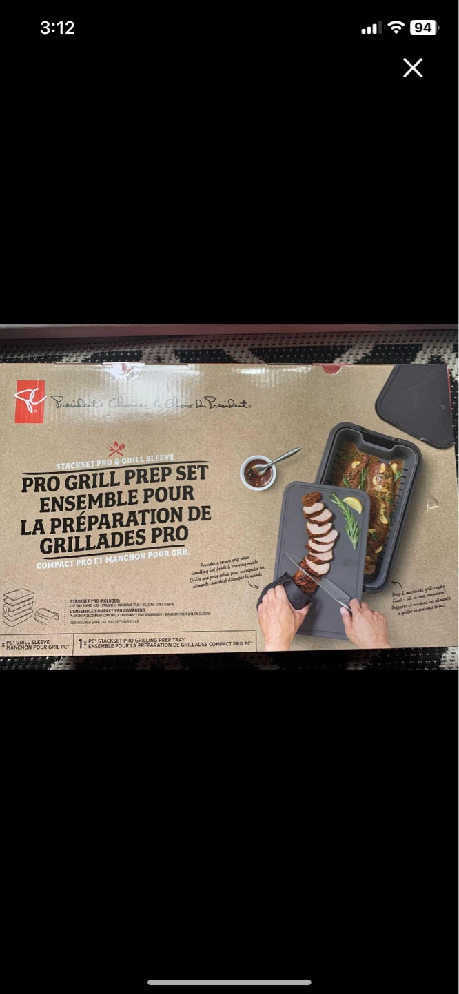 Marinate and prep grill set