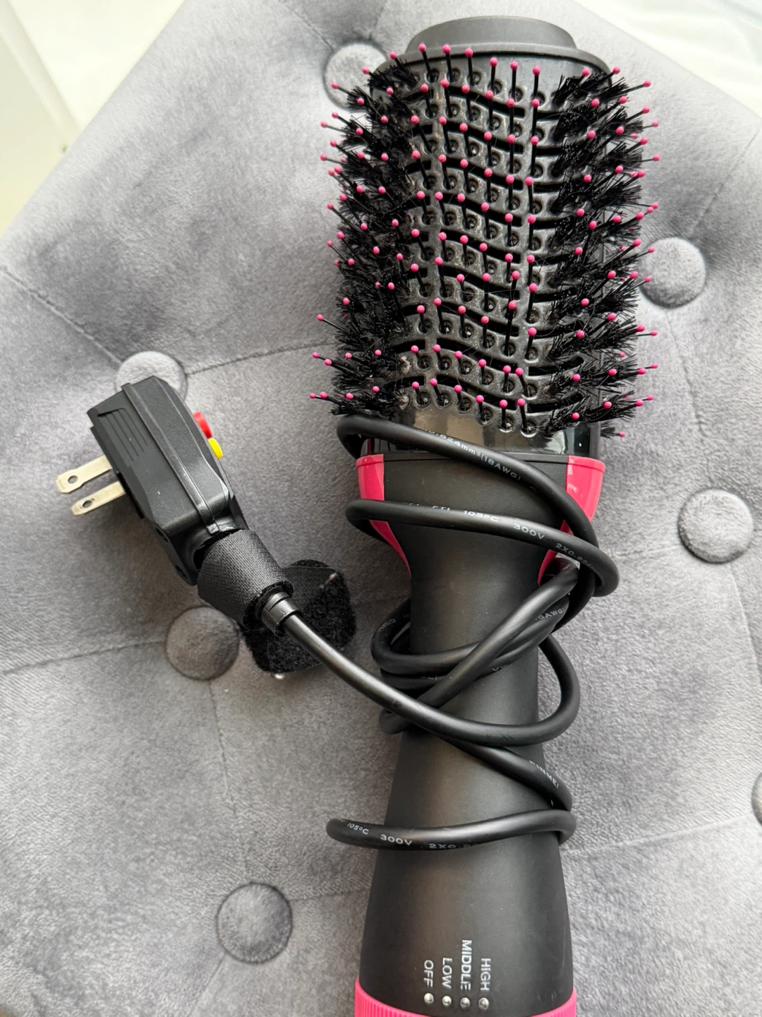 Vaslon 3 Heat/Speed Settings Hair Dryer Brush - photo 2