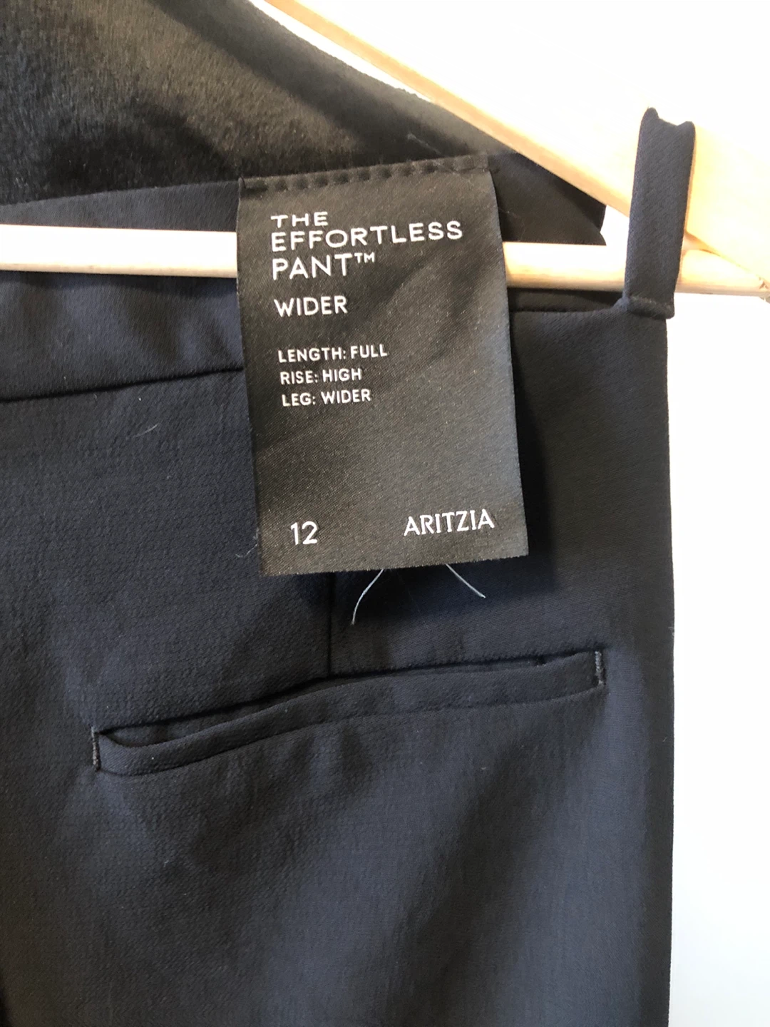 Aritzia The Effortless Pant Black Size 12