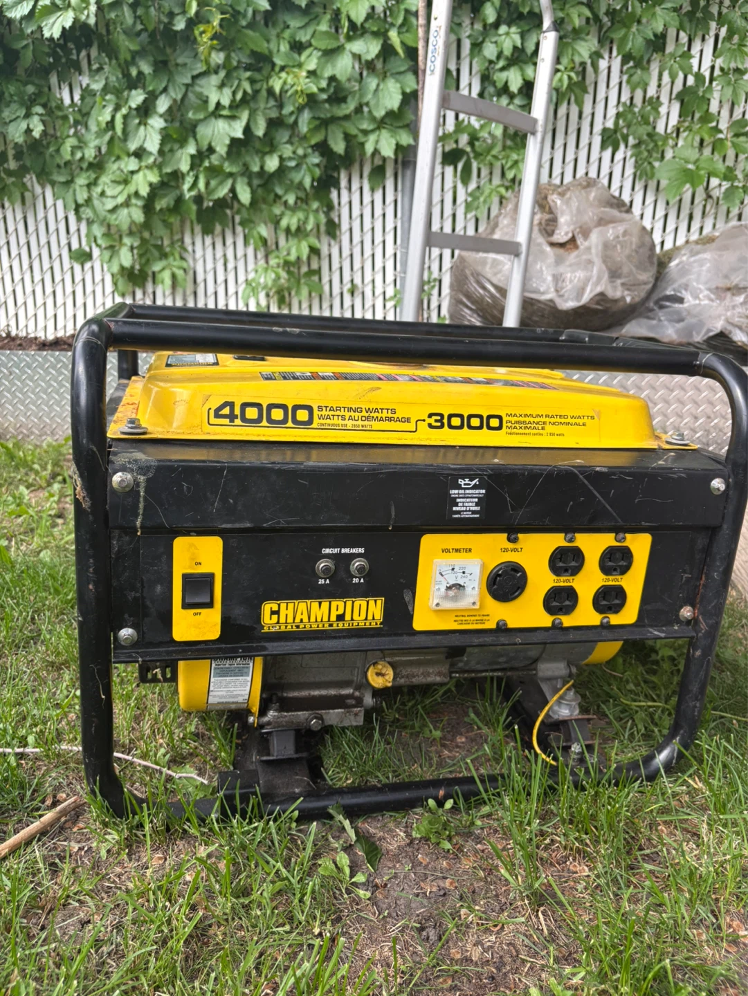 Champion 4000 Watt Generator