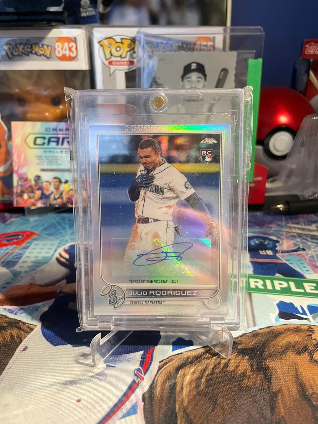 2022 Topps Chrome Julio Rodriguez Autograph Rookie