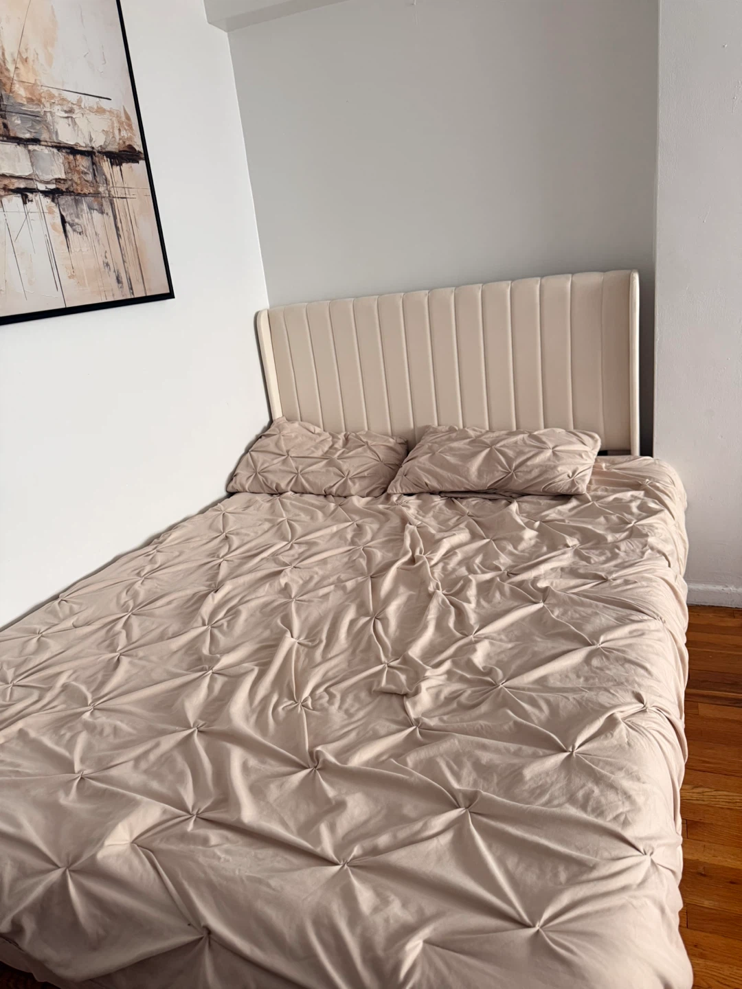 Twin bed and mattress