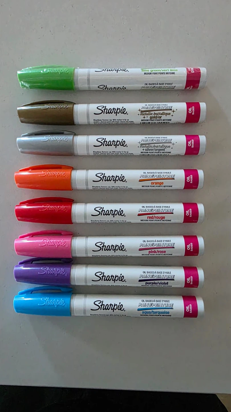 Sharpie Oil-Based Paint Markers - Set of 8 Colors