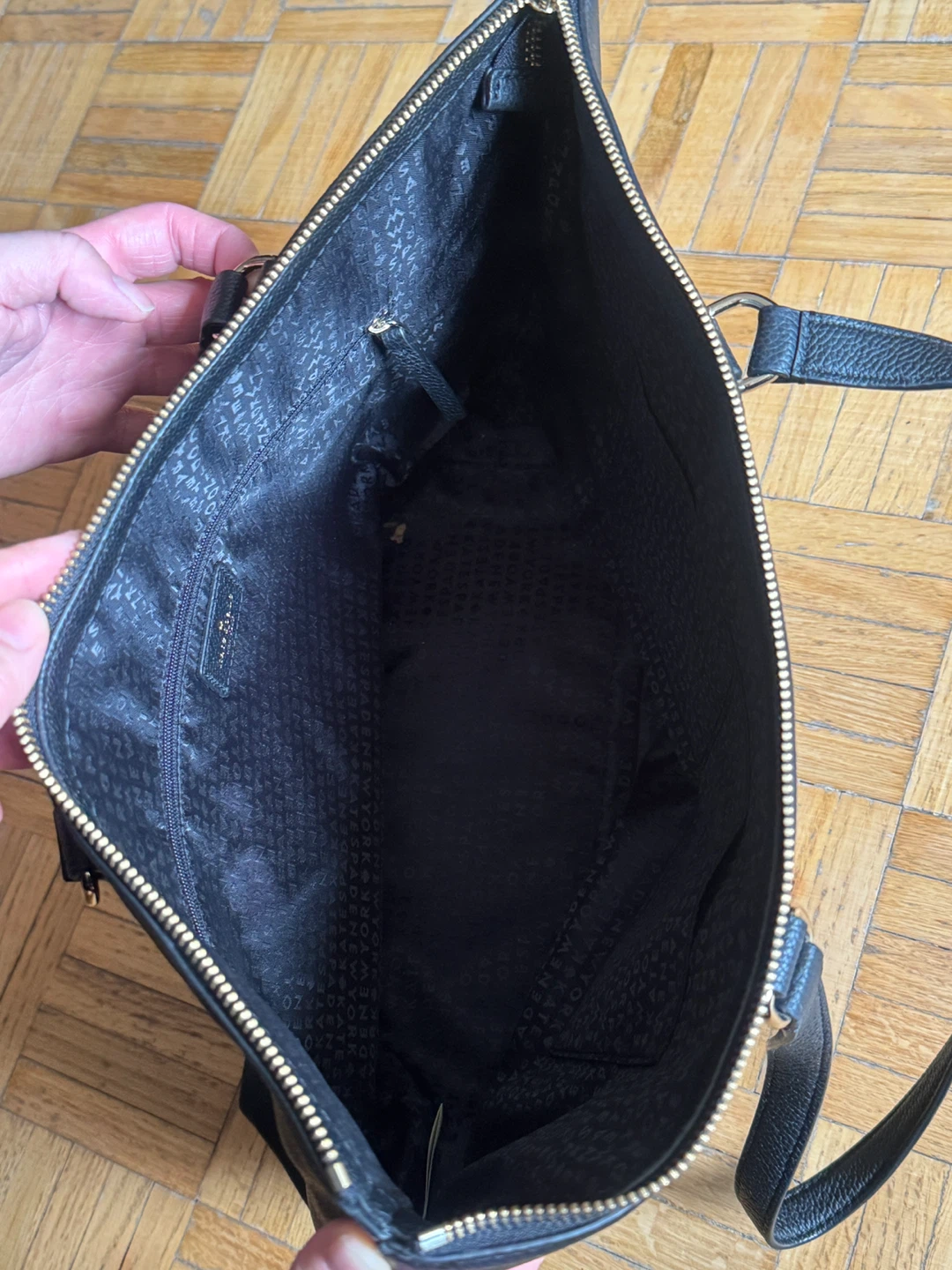 Kate Spade New York Black Leather Tote Bag - photo 2
