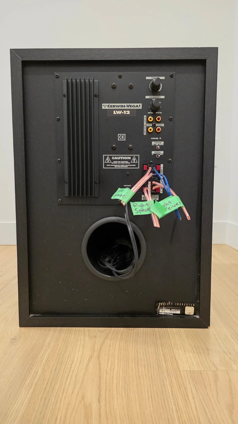 Cerwin-Vega LW-12 Powered Subwoofer - photo 3
