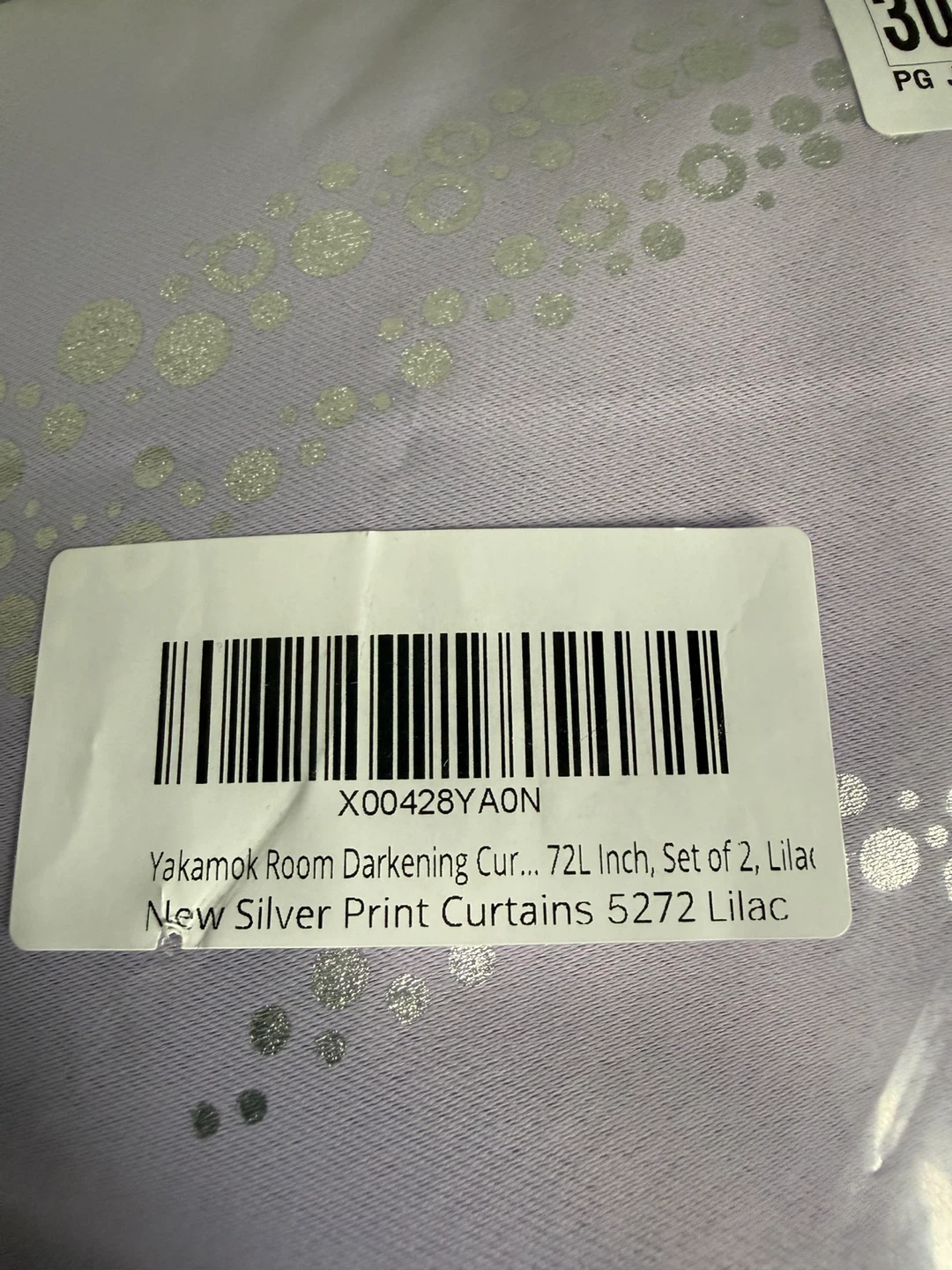 Room Darkening Curtains - 72 Inch, Lilac - photo 3