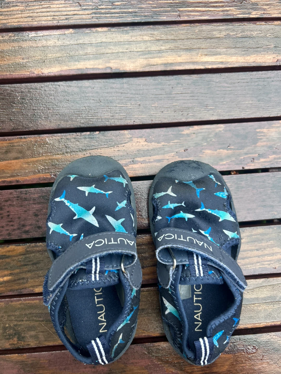 Nautica Kids Shark Sandals Size 6 - photo 3