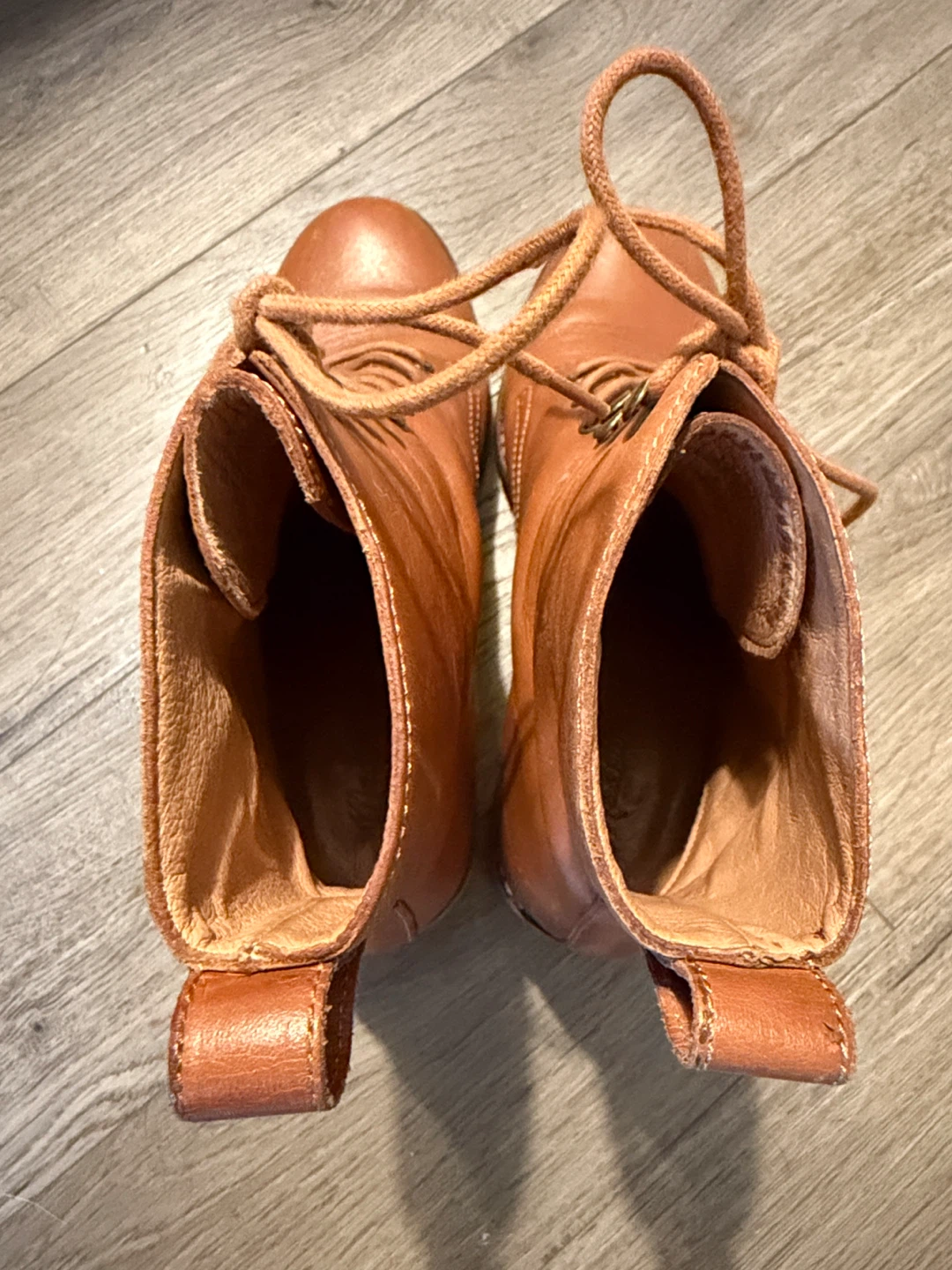 Madewell Leather Lace-Up Ankle Boots - photo 4