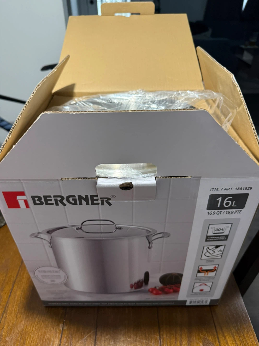 Bergner Stock Pot 16L