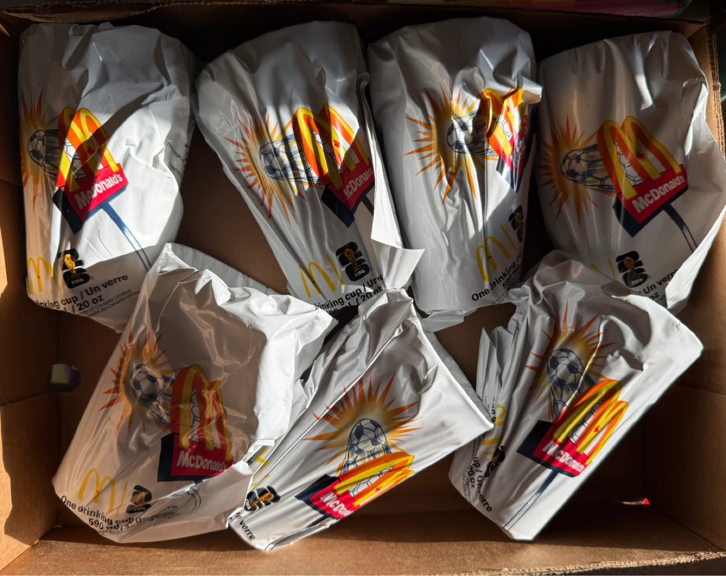McDonald's FIFA World Cup Drinking Cups (Set of 7)
